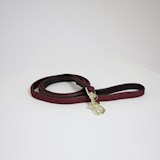 KENTUCKY-DOG-LEIBAND-GEVLOCHTEN-BORDEAUX-120-CM