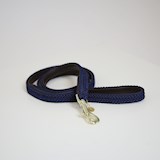 KENTUCKY-DOG-LEIBAND-GEVLOCHTEN-NAVY-120-CM